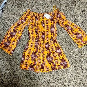 NWT Wonderly brand romper size medium